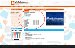 Gratis website vermelding